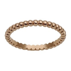 Van Cleef & Arpels Women's Ring, 750PG Perlée Small, Pink Gold, #52, Size 11.5, Polished