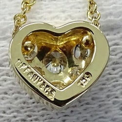 Tiffany & Co. Necklace for Women Pendant 750YG 6P Diamond Heart Pavé Yellow Gold Polished