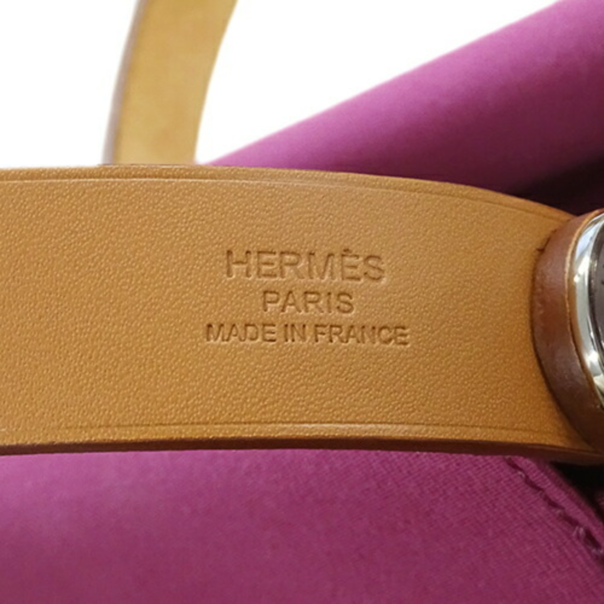 Hermes HERMES bag for women, handbag, shoulder bag, 2way, Caback Elan 39, Toile Officier, Tosca, purple, O stamp