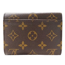 Louis Vuitton LOUIS VUITTON Wallet Monogram Women's Men's Bifold Porto Carte Koala Brown M60003 Compact