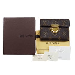 Louis Vuitton LOUIS VUITTON Wallet Monogram Women's Men's Bifold Porto Carte Koala Brown M60003 Compact