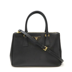 PRADA SAFFIANO Handbag Tote Bag Shoulder Saffiano Leather NERO Black BN1874