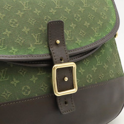 LOUIS VUITTON Louis Vuitton Monogram Shoulder Bag Belanger Canvas Leather TST Khaki Green M92673