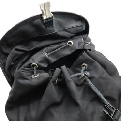 PRADA Prada Backpack Nylon Leather NERO Black V163