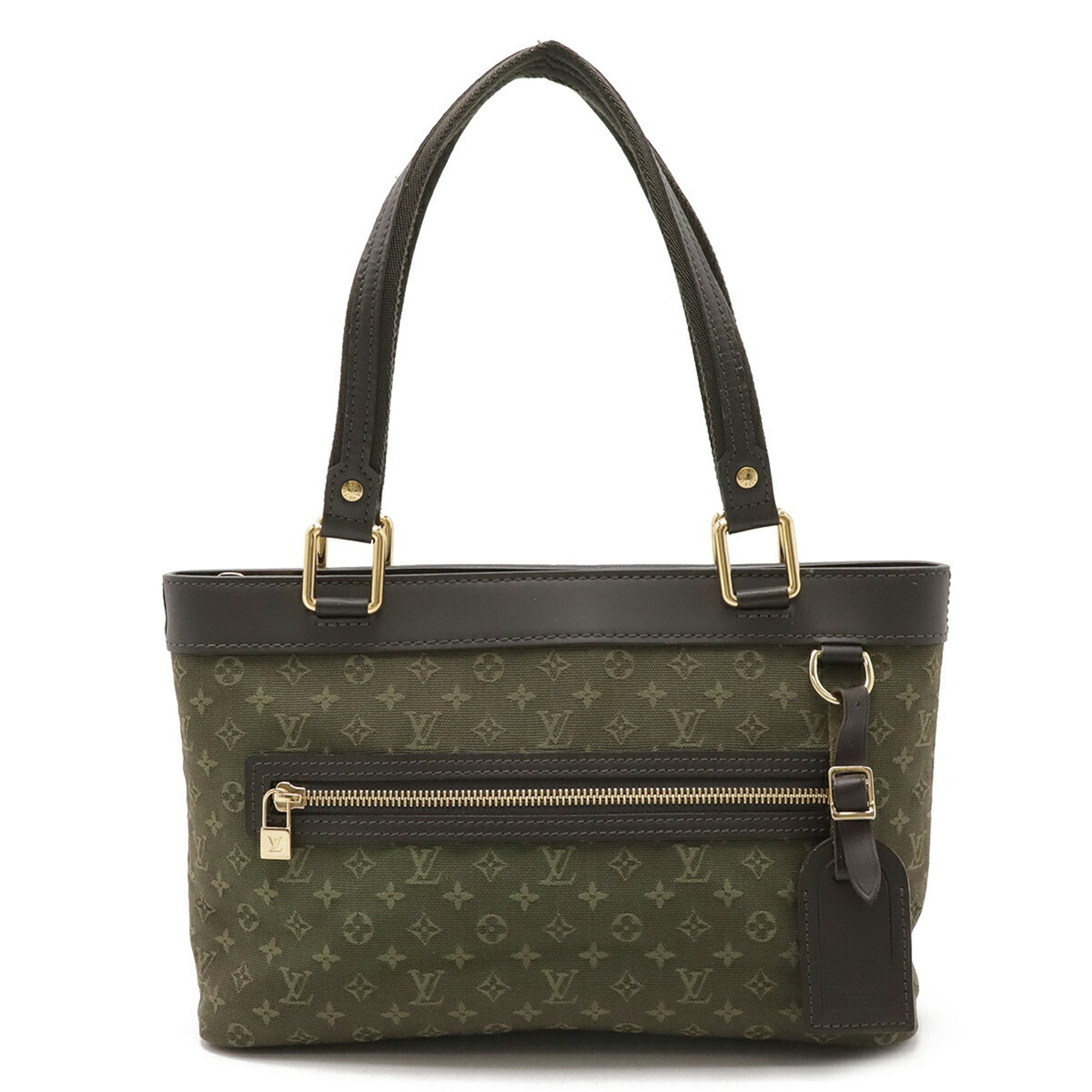 LOUIS VUITTON Louis Vuitton Monogram Lucille PM Tote Bag Shoulder Canvas TST Khaki Green M92682