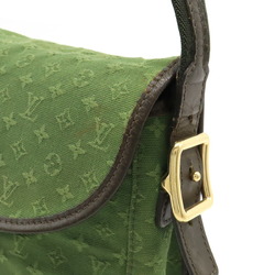 LOUIS VUITTON Louis Vuitton Monogram Shoulder Bag Belanger Canvas Leather TST Khaki Green M92673