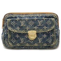 LOUIS VUITTON Louis Vuitton Monogram Denim Bum Bag Waist Body Shoulder Blue M95347