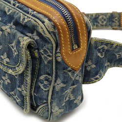 LOUIS VUITTON Louis Vuitton Monogram Denim Bum Bag Waist Body Shoulder Blue M95347