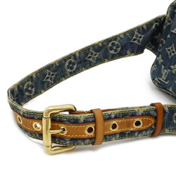 LOUIS VUITTON Louis Vuitton Monogram Denim Bum Bag Waist Body Shoulder Blue M95347