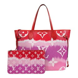 Louis Vuitton Neverfull MM Escar Tote Bag Monogram Canvas M45127 Red Women's LOUIS VUITTON