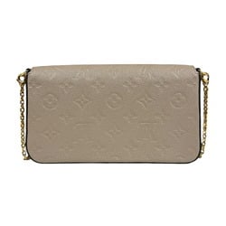 Louis Vuitton Pochette Felicie Monogram Empreinte Shoulder Bag M68697 Beige Women's LOUIS VUITTON