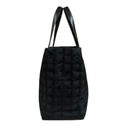 Chanel Tote MM New Travel Bag Nylon Jacquard Black Women's CHANEL