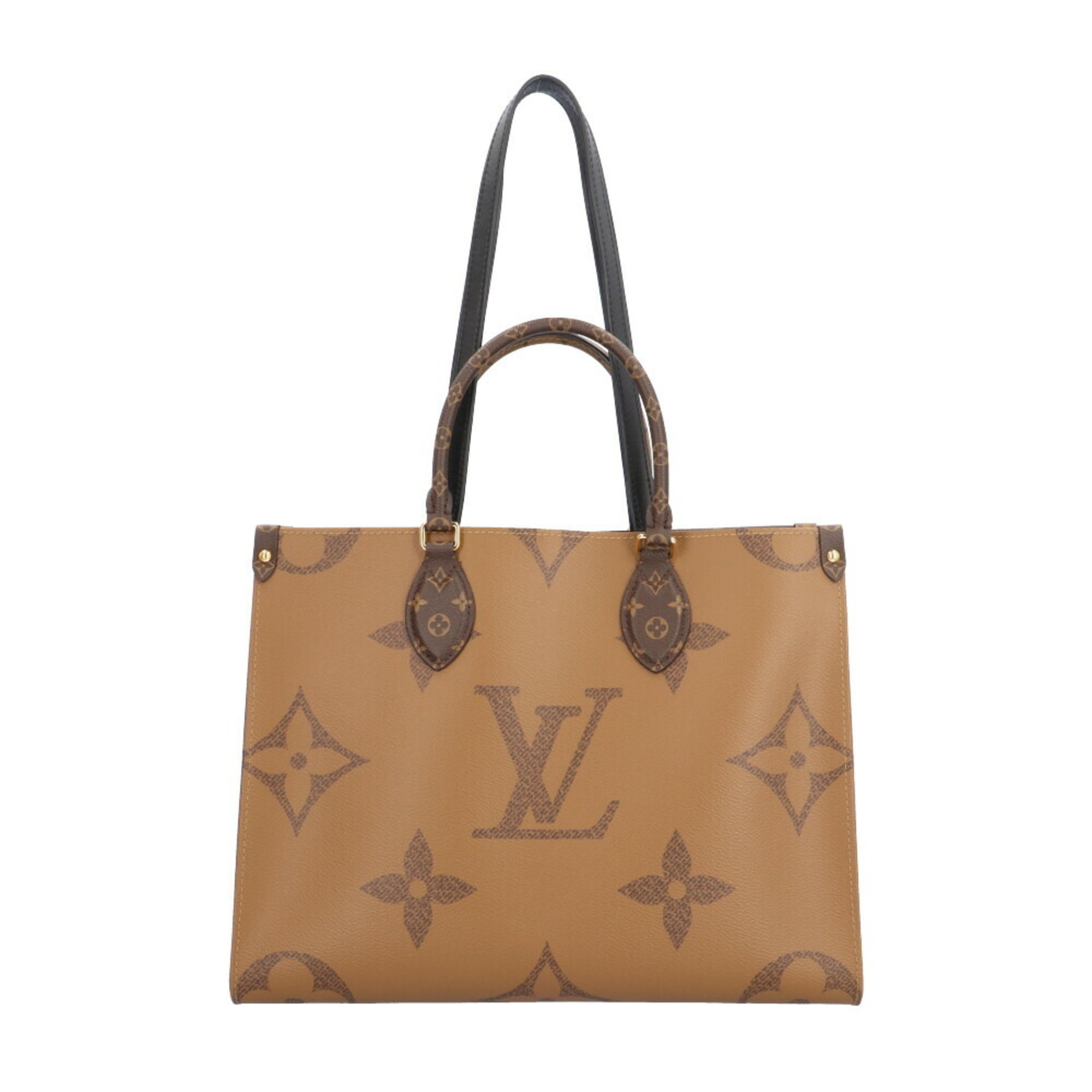 Louis Vuitton On the Go MM Monogram Giant Shoulder Bag Canvas M45321 Brown Women's LOUIS VUITTON