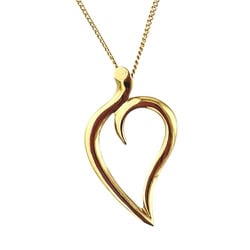 Tiffany Leaf Heart Necklace 18K Gold Women's TIFFANY&Co.