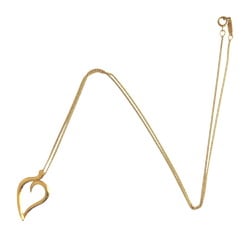 Tiffany Leaf Heart Necklace 18K Gold Women's TIFFANY&Co.