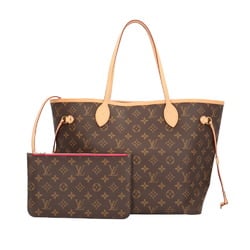 Louis Vuitton Neverfull MM Monogram Tote Bag Canvas M41178 Brown Unisex LOUIS VUITTON