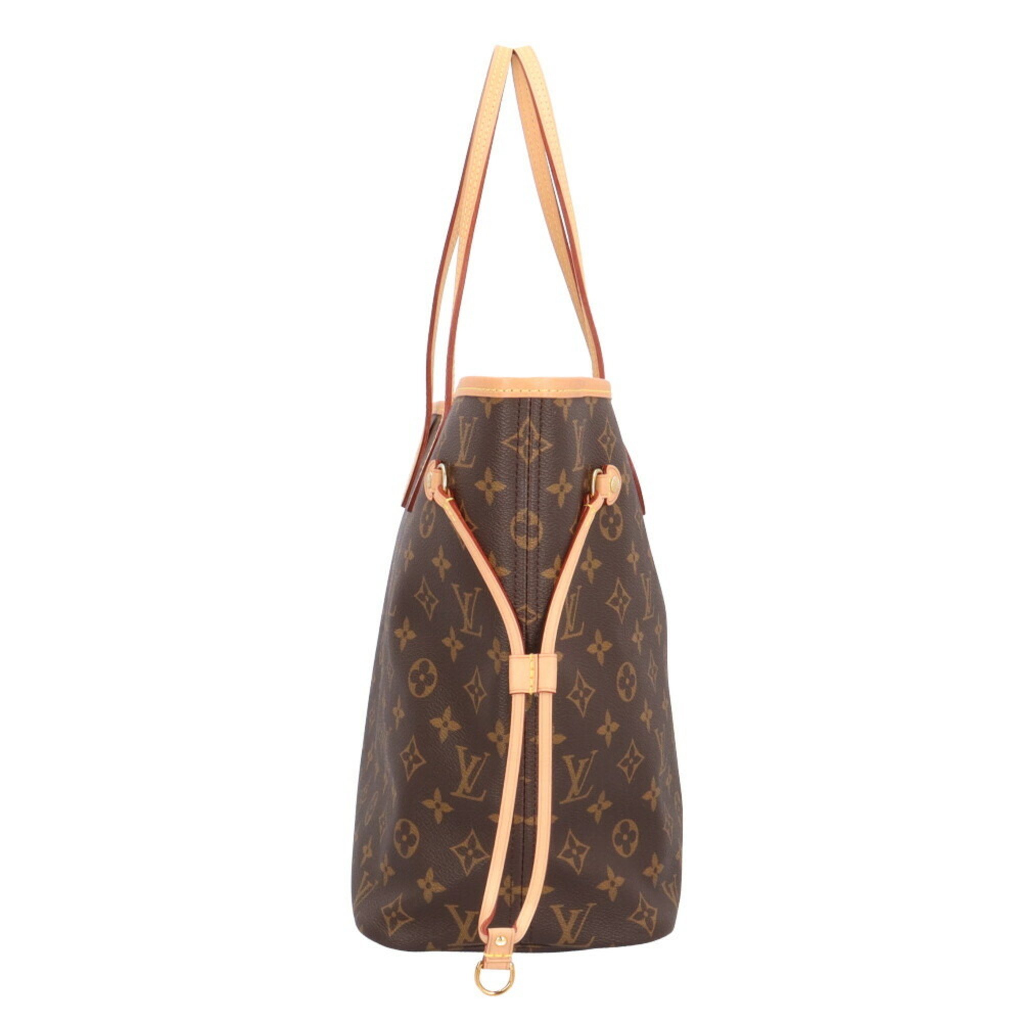 Louis Vuitton Neverfull MM Monogram Tote Bag Canvas M41178 Brown Unisex LOUIS VUITTON