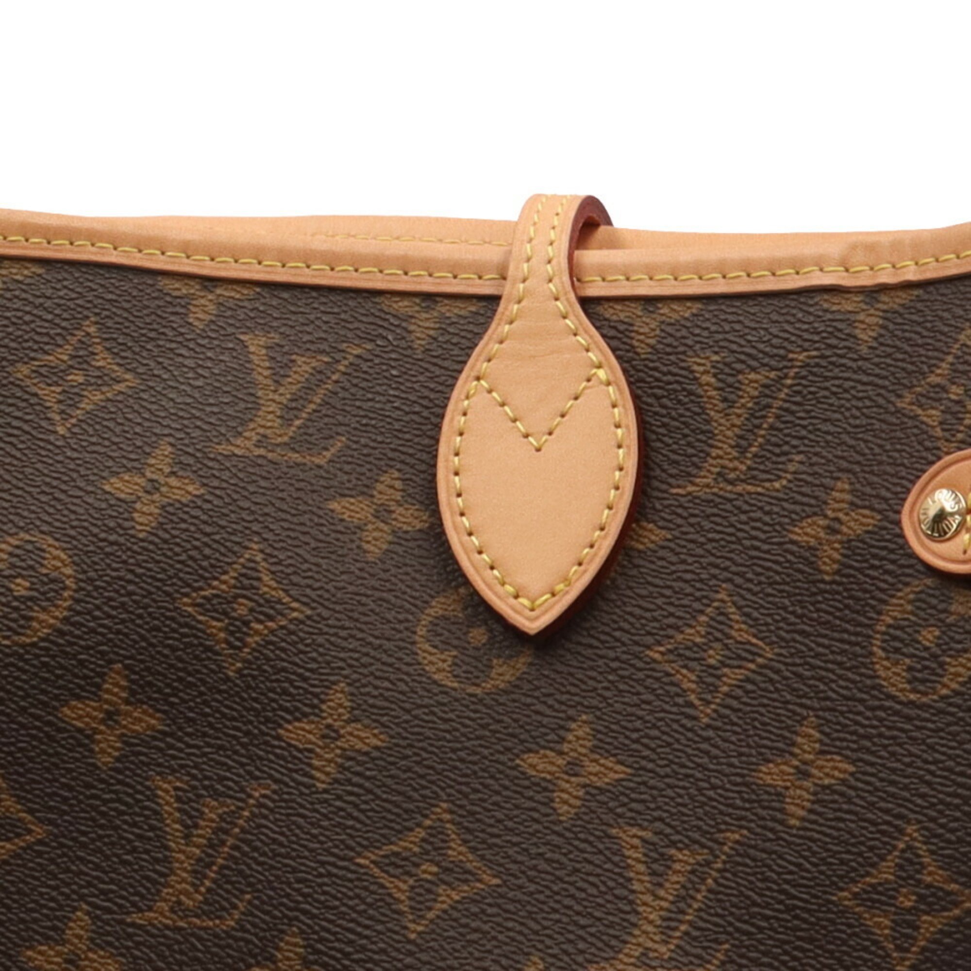 Louis Vuitton Neverfull MM Monogram Tote Bag Canvas M41178 Brown Unisex LOUIS VUITTON