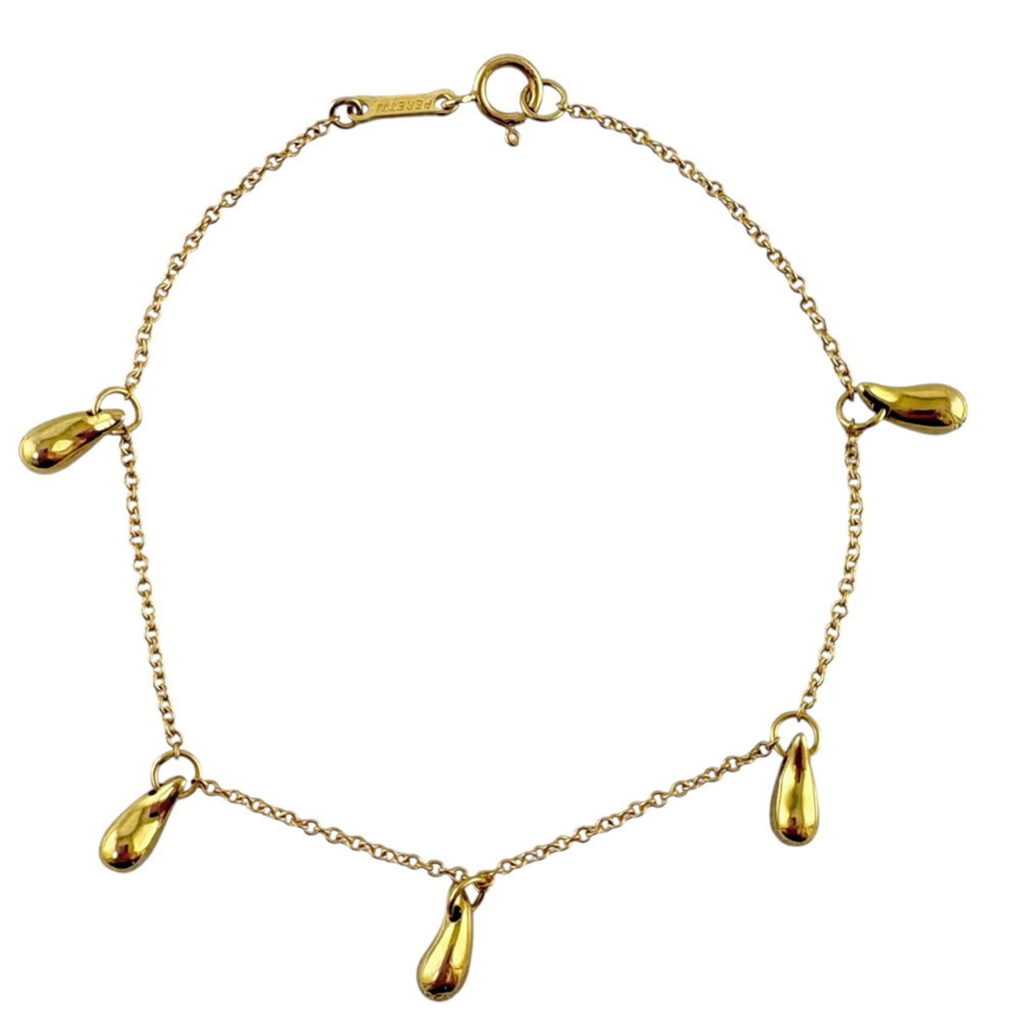 Tiffany teardrop bracelet, 18k gold, women's, TIFFANY&Co.