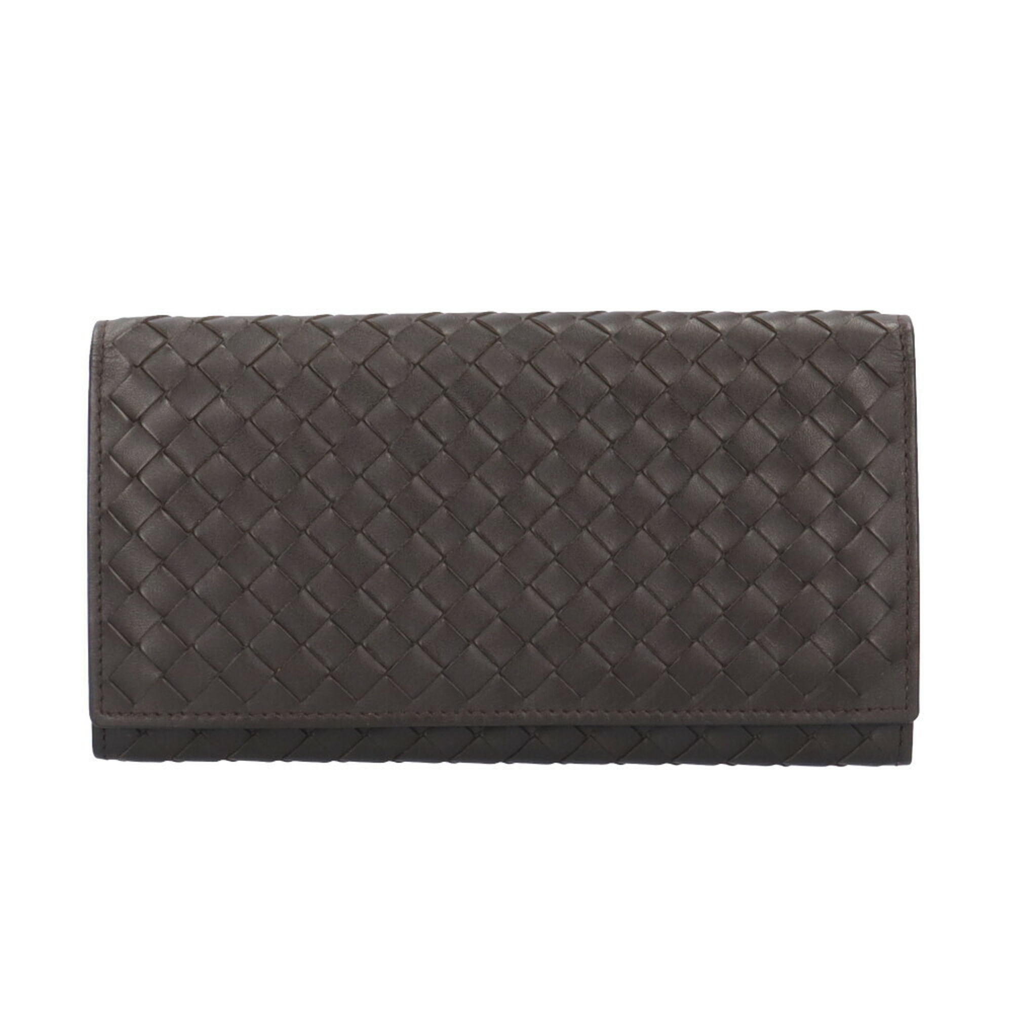 Bottega Veneta Intrecciato Long Wallet Leather 156819 Unisex BOTTEGAVENETA