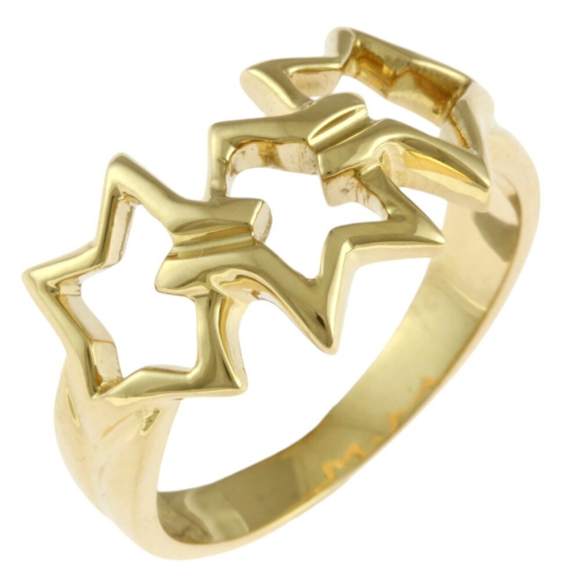 Tiffany Triple Star Ring, Tiffany, size 10, 18k gold, women's, TIFFANY&Co.