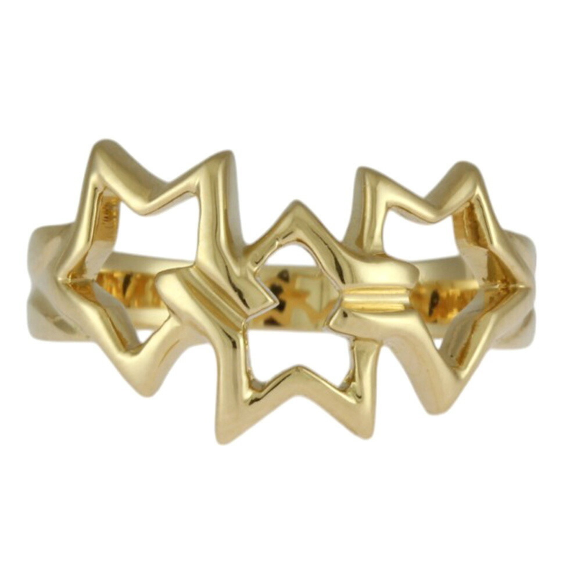 Tiffany Triple Star Ring, Tiffany, size 10, 18k gold, women's, TIFFANY&Co.