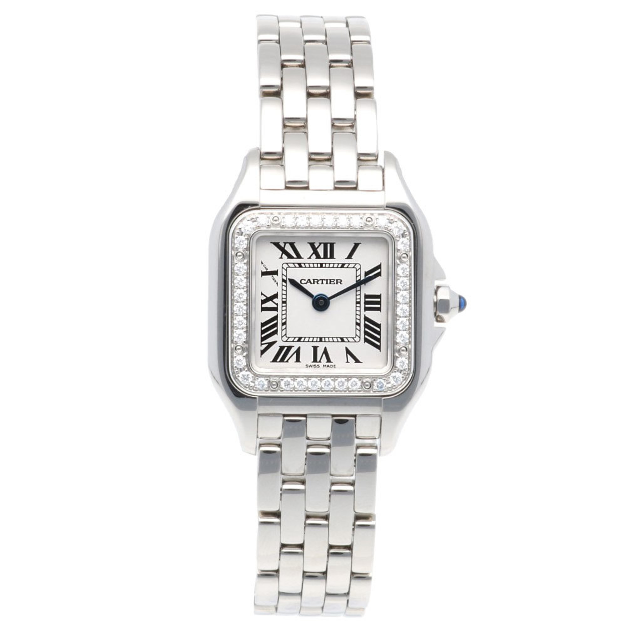 Cartier Panthere SM Watch, Stainless Steel W4PN0007 Quartz Ladies CARTIER Diamond Bezel