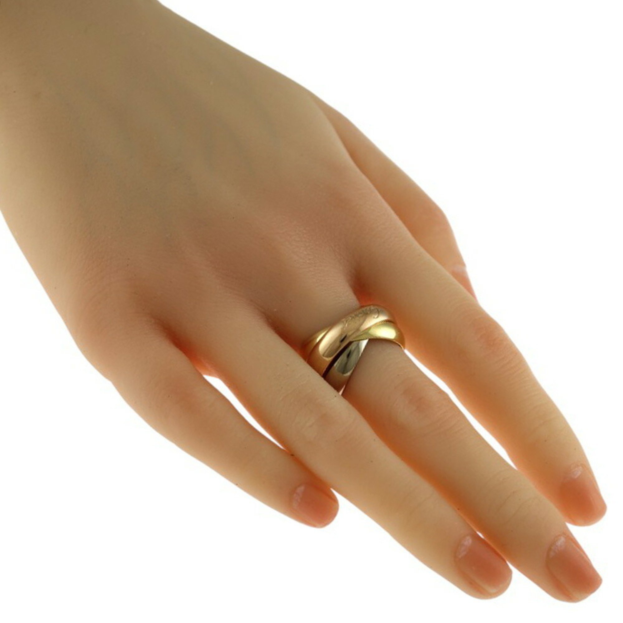 Cartier Trinity Ring, Size 16.5, 18K, Unisex, CARTIER