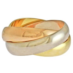 Cartier Trinity Ring, Size 16.5, 18K, Unisex, CARTIER