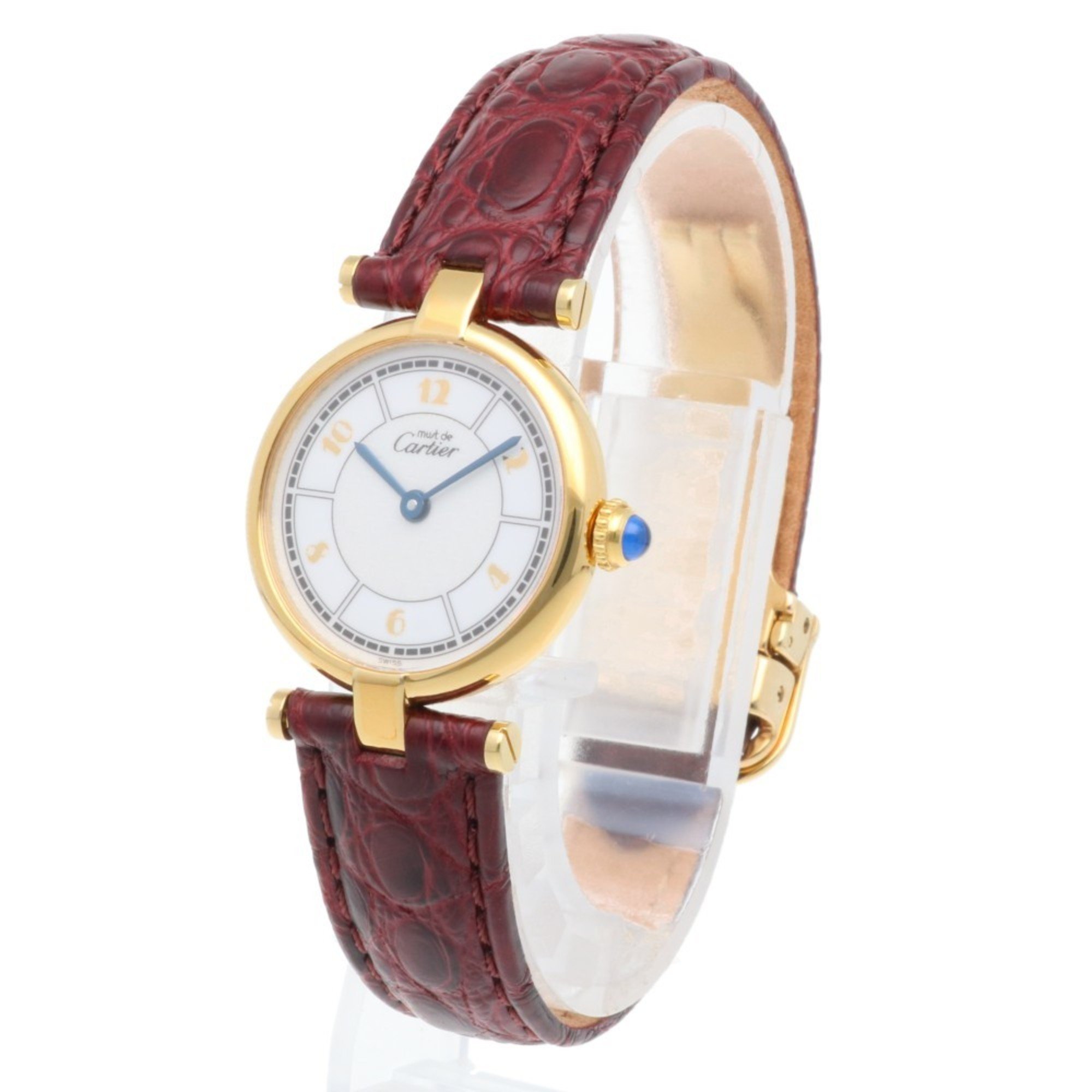 Cartier Must Vermeil Watch, Silver 925 1851 Quartz, Ladies CARTIER