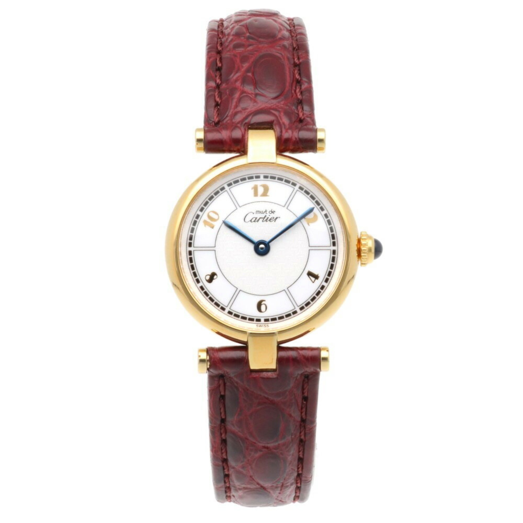 Cartier Must Vermeil Watch, Silver 925 1851 Quartz, Ladies CARTIER