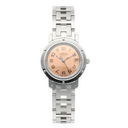 Hermes Clipper Watch Stainless Steel CL4.210 Quartz Ladies HERMES