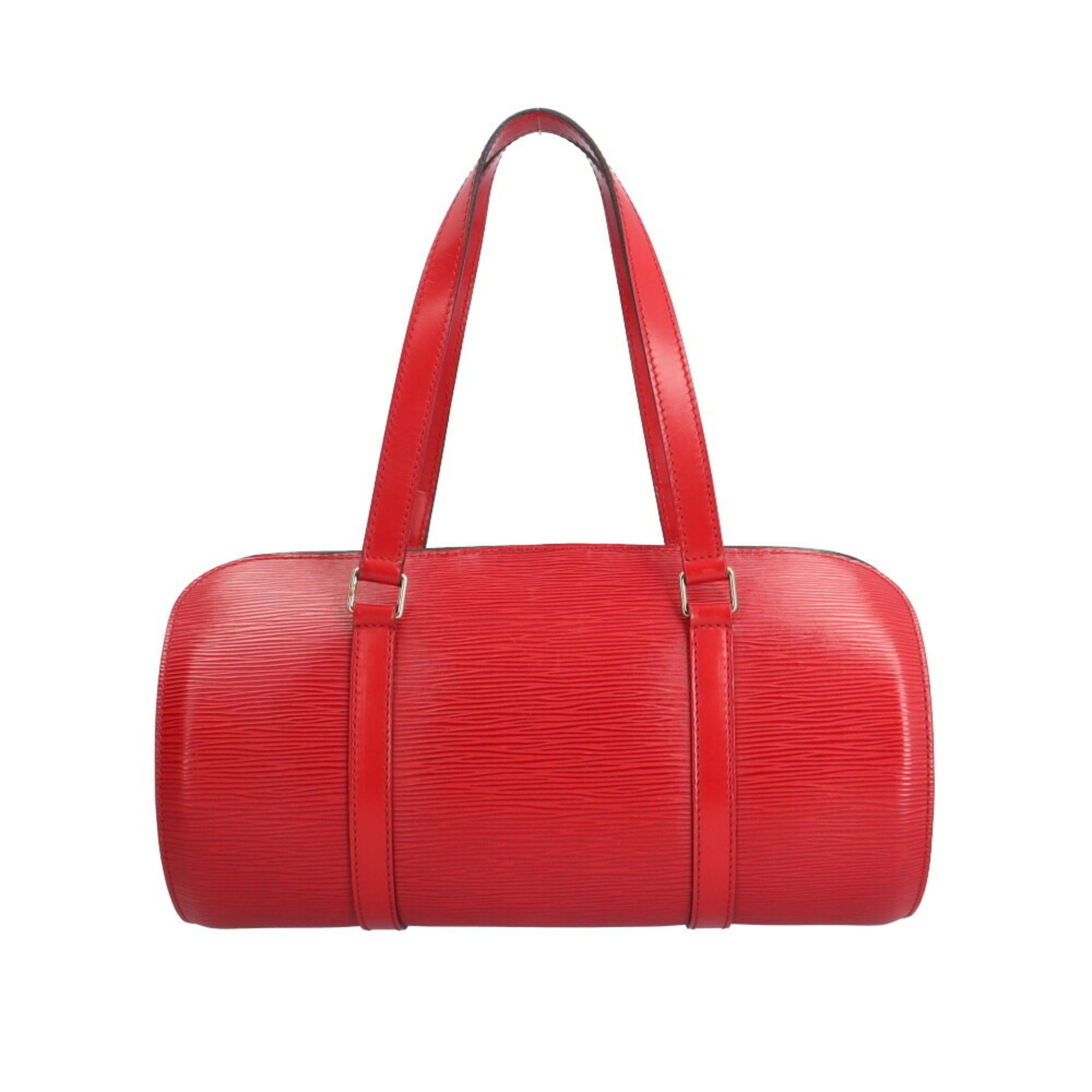 Louis Vuitton Soufflot Epi Shoulder Bag Leather M52227 Red Women's LOUIS VUITTON