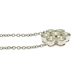 Tiffany Flower Garden Necklace Pt950 Platinum Diamond Women's TIFFANY&Co.