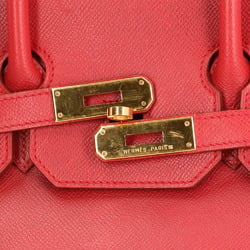 Hermes Haute Couture 32 Inner Stitching Handbag Couché Belle Red Women's HERMES