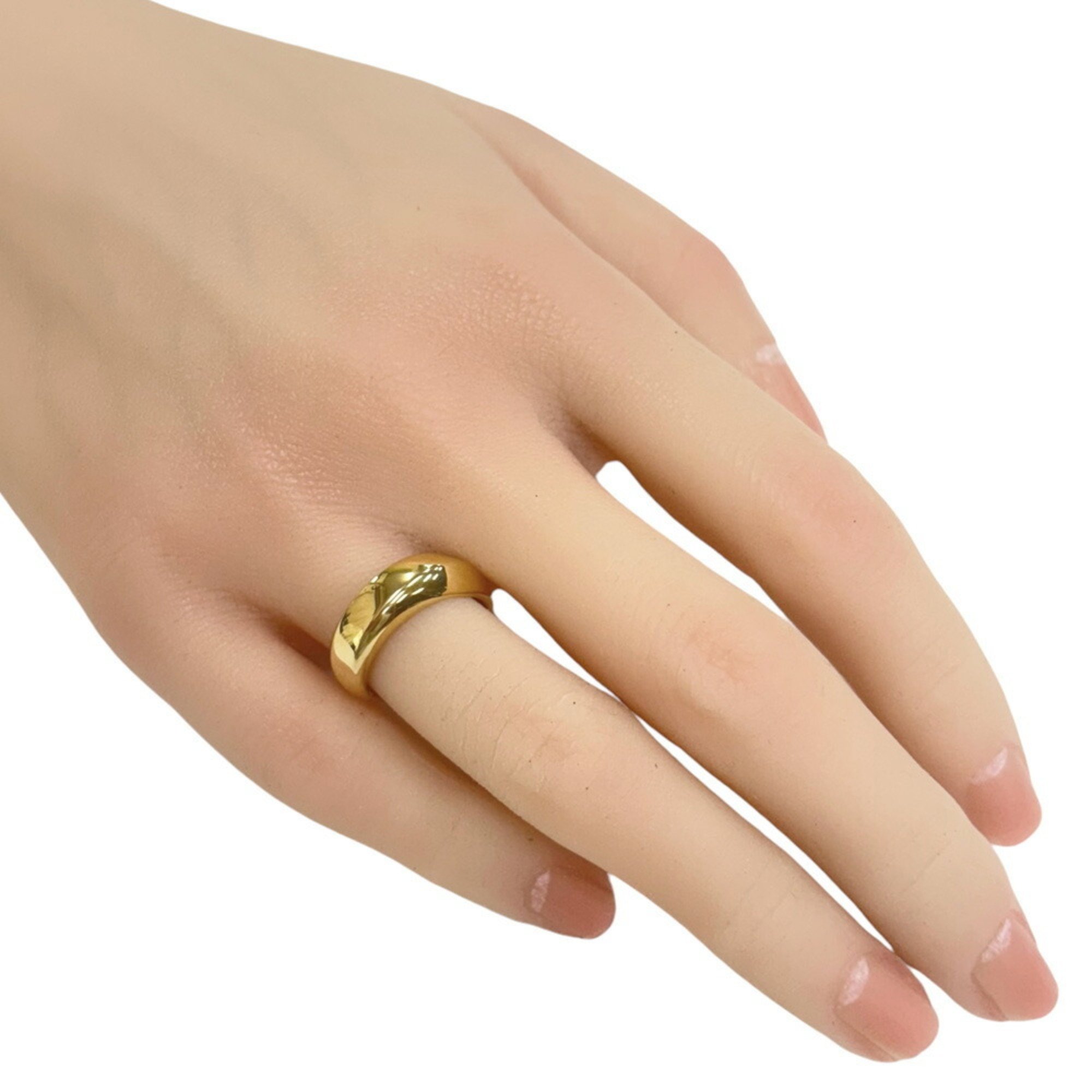 Tiffany Knife Bridge Ring, Tiffany, size 9.5, 18k gold, women's, TIFFANY&Co.