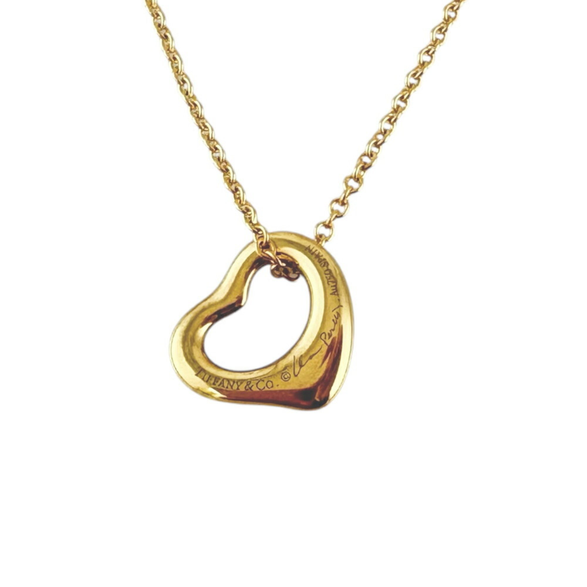 Tiffany Heart Necklace 18K Gold Women's TIFFANY&Co.