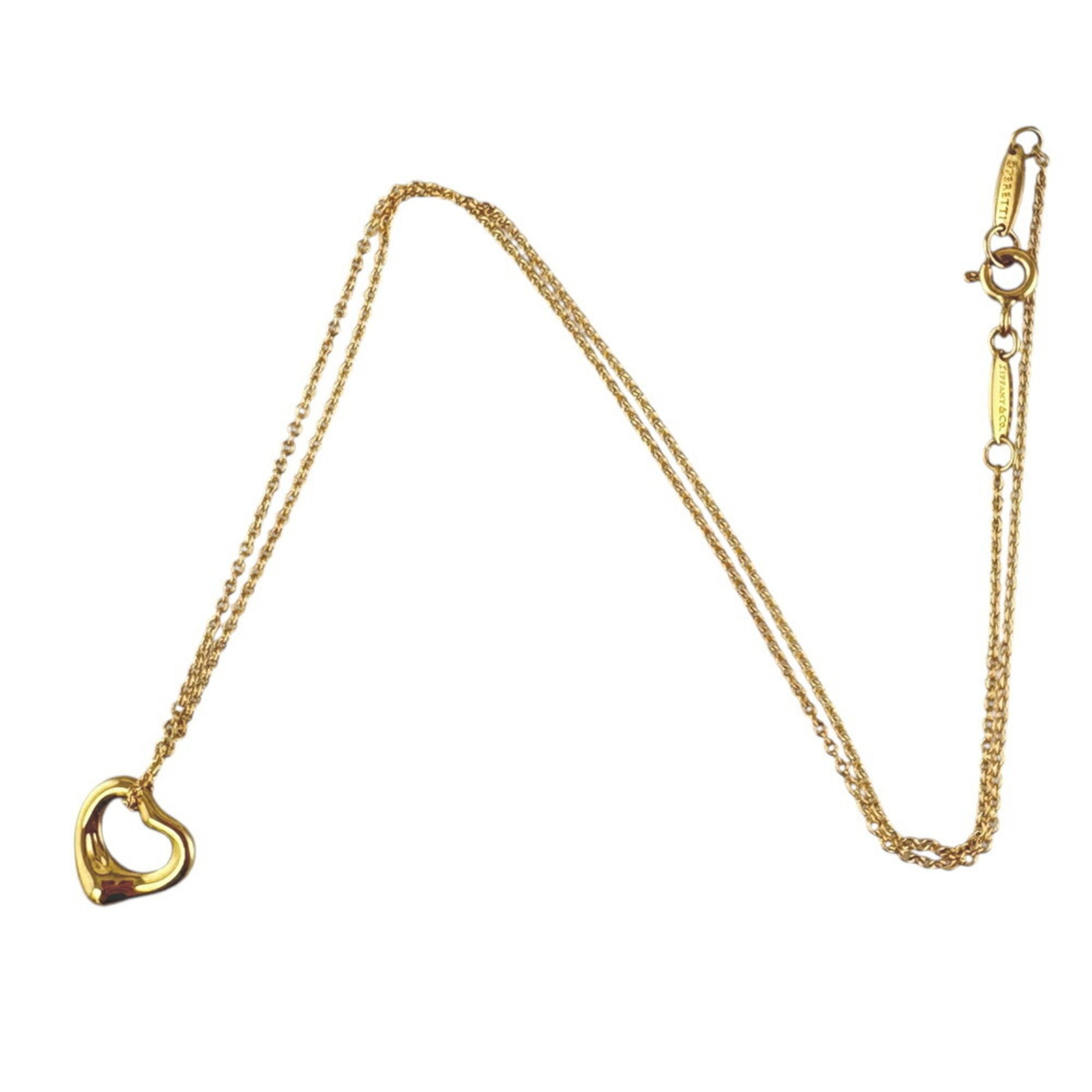 Tiffany Heart Necklace 18K Gold Women's TIFFANY&Co.