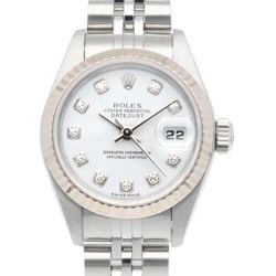 Rolex Datejust Oyster Perpetual Watch Stainless Steel 79174G Automatic Ladies ROLEX F Series 2003-2004 Model 10P Diamond Overhauled