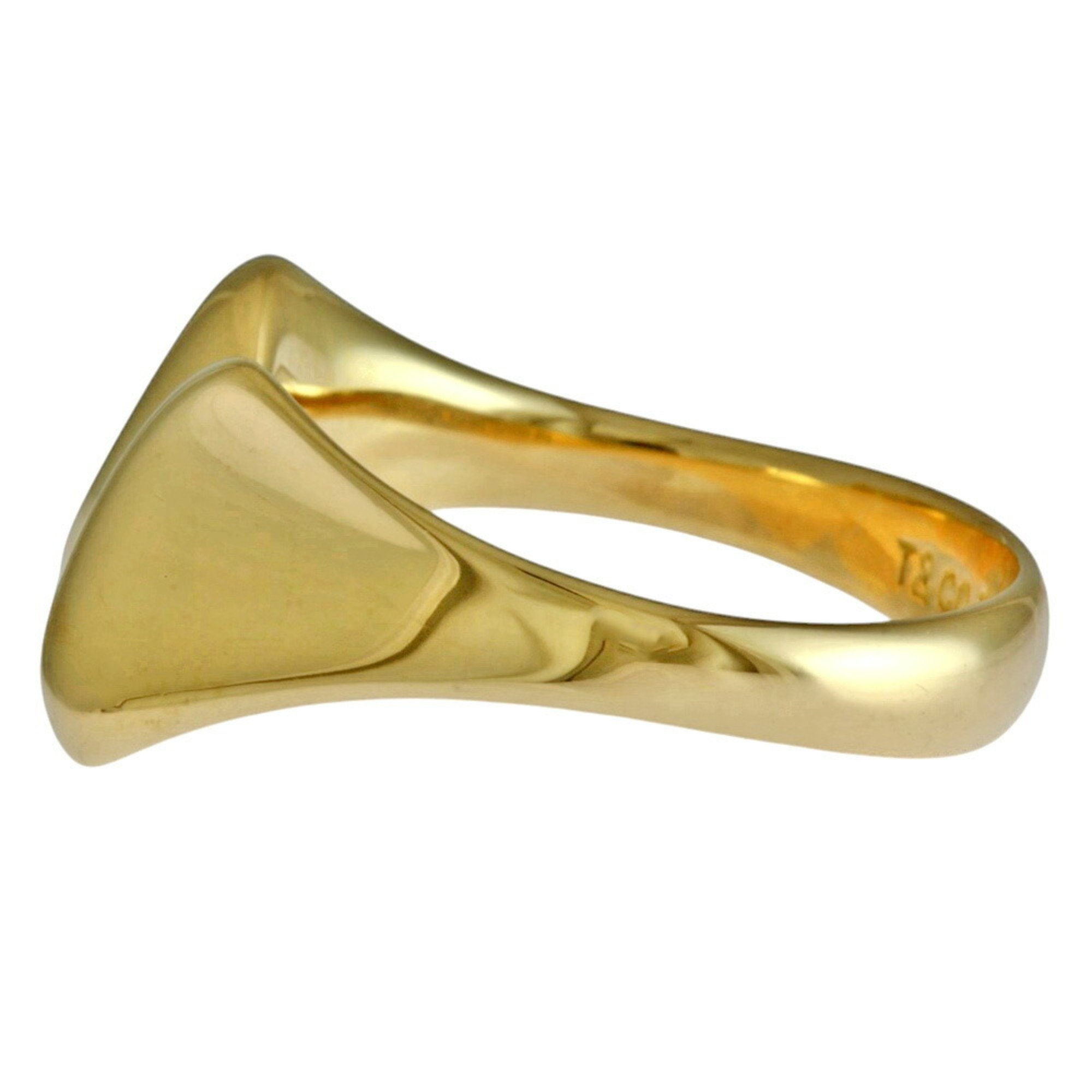 Tiffany Ring, Tiffany, size 10.5, 18k gold, women's, TIFFANY&Co., ribbon