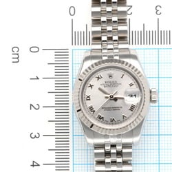 Rolex Datejust Oyster Perpetual Watch Stainless Steel 179174 Automatic Ladies ROLEX M Serial 2007-2008 Model Roman Numerals Overhauled