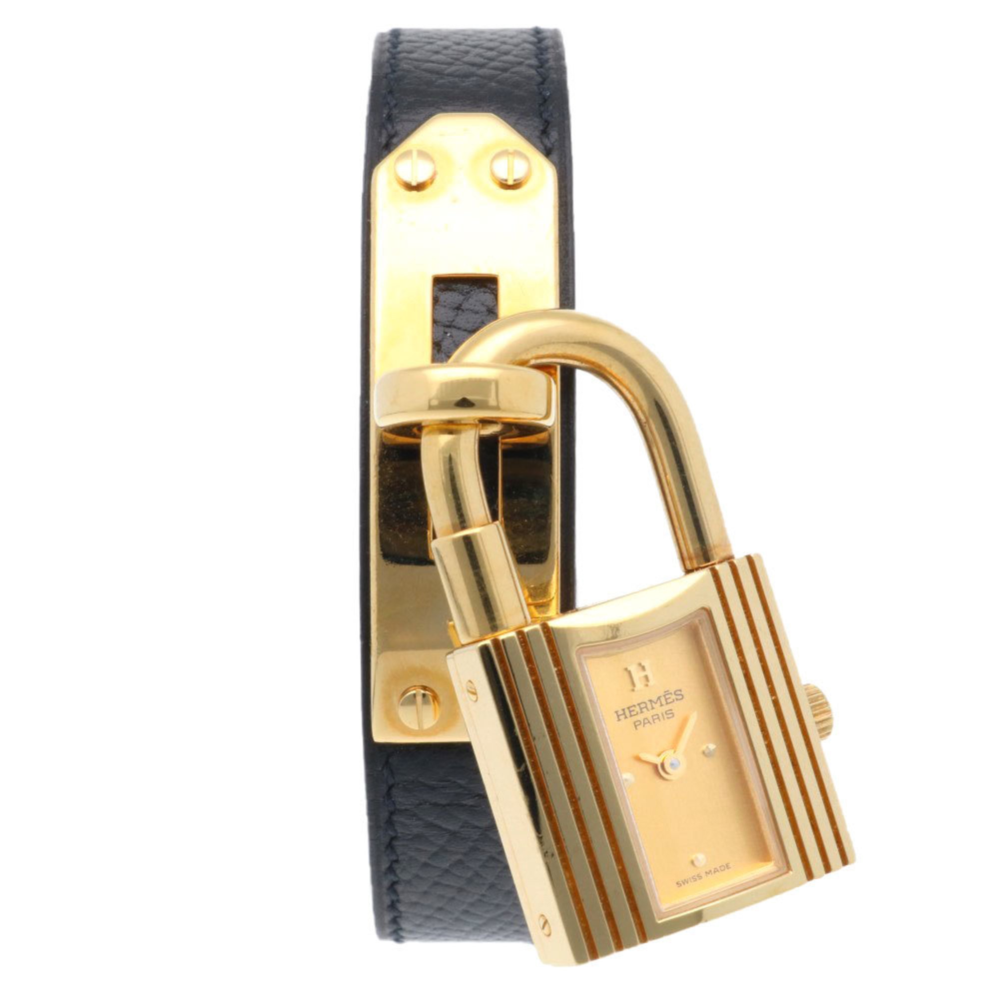 Hermes Kelly Watch Wristwatch GP KE1.201.470 Quartz Ladies HERMES