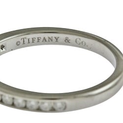 Tiffany Wedding Band Half Eternity Ring Size 7.5 Pt950 Platinum Diamond Ladies TIFFANY&Co.