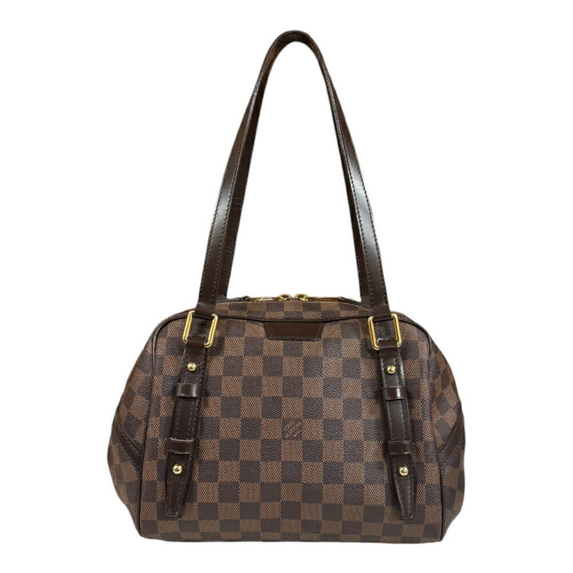 Louis Vuitton Rivington PM Damier Shoulder Bag Canvas N41157 Brown Women's LOUIS VUITTON