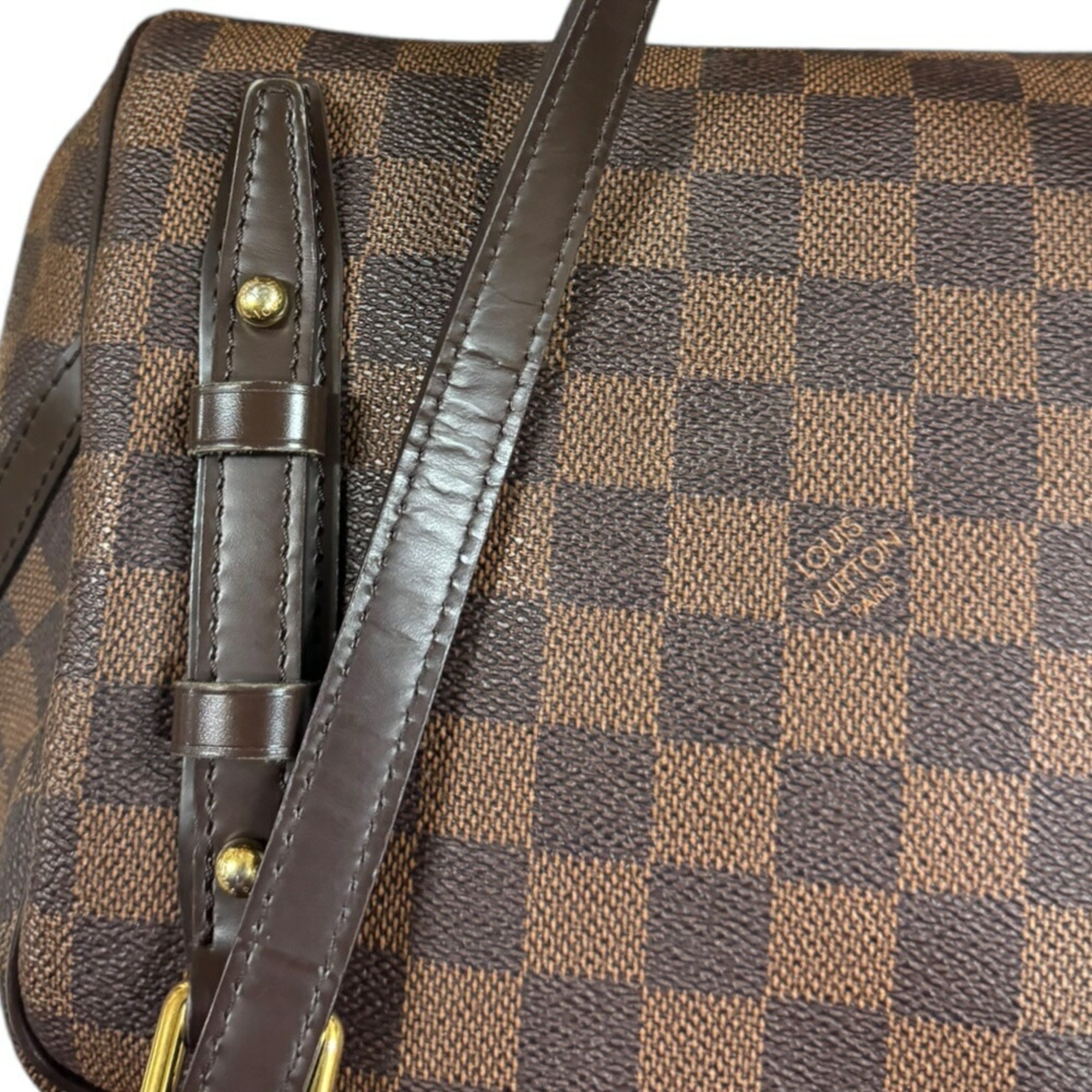 Louis Vuitton Rivington PM Damier Shoulder Bag Canvas N41157 Brown Women's LOUIS VUITTON