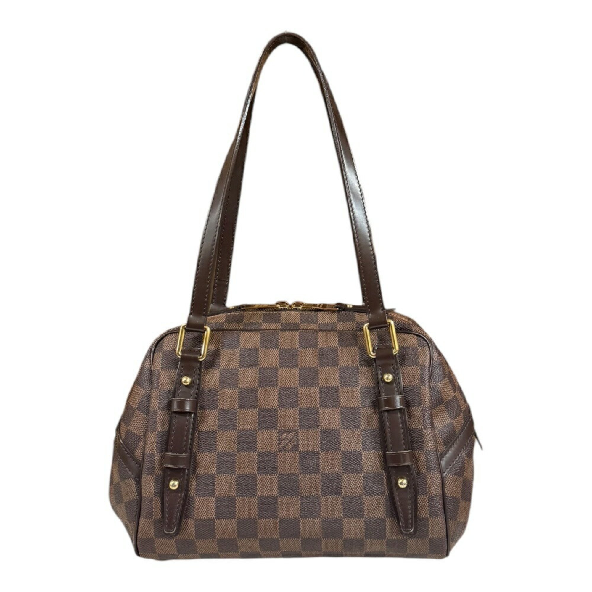 Louis Vuitton Rivington PM Damier Shoulder Bag Canvas N41157 Brown Women's LOUIS VUITTON