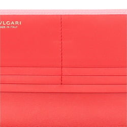 BVLGARI Clip Long Wallet Leather 287302 Women's