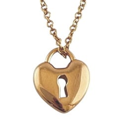 Tiffany Heart Lock Necklace 18K Gold Women's TIFFANY&Co.