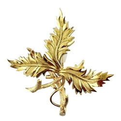 Tiffany Brooch 18K Gold Women's TIFFANY&Co. Leaf