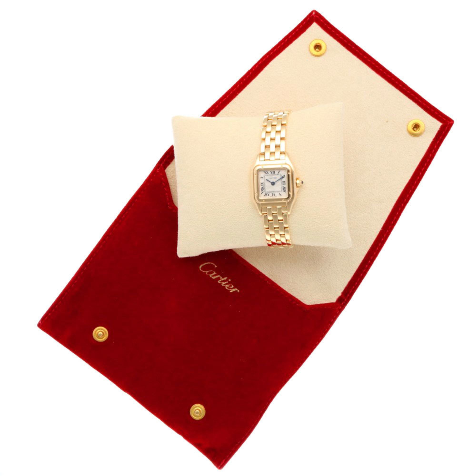 Cartier Panthere SM Watch 18K Gold 8669 Quartz Ladies CARTIER